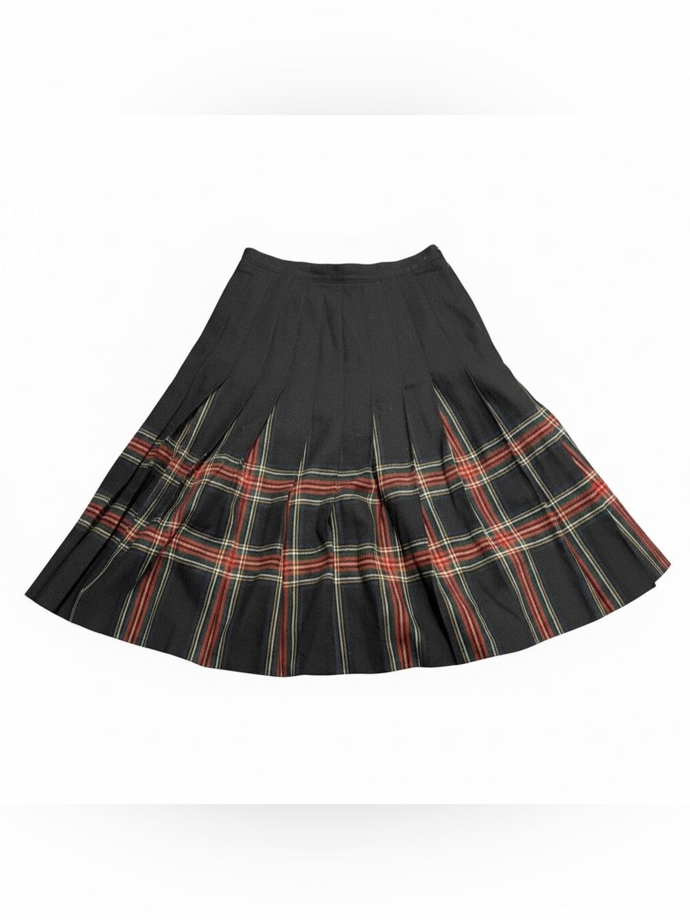 Pendleton vintage 80s wool pleated skirt